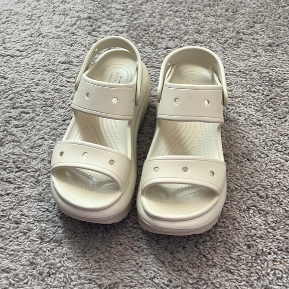 CROCS Shoes - Crocs Mega Crush Sandals in color Bone size m6/w8.